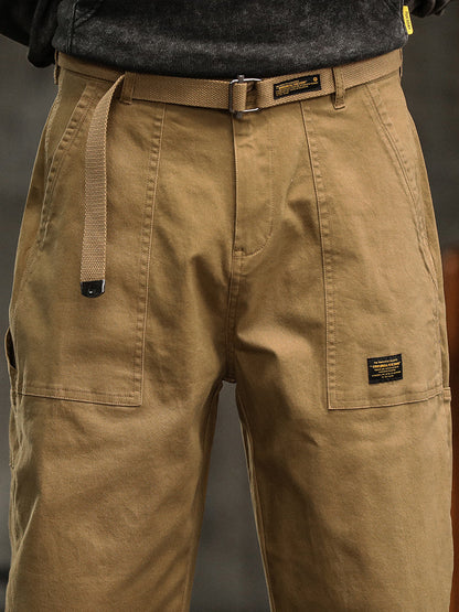 Men's Vintage-Inspired Casual Utility Pants