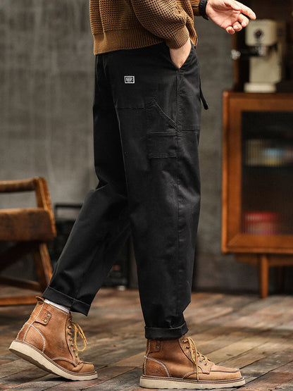 Men's Vintage-Inspired Casual Utility Pants