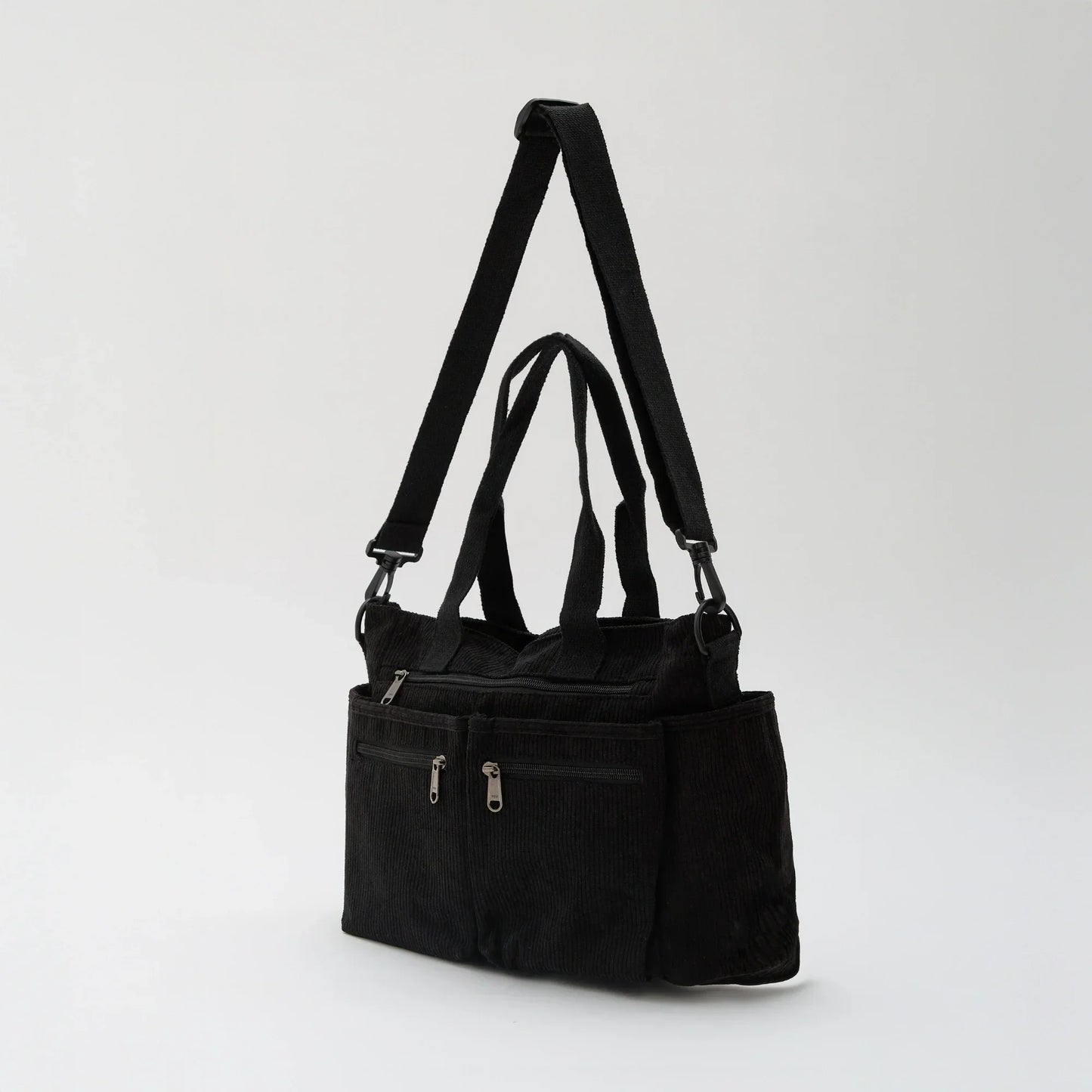 Maverno Nomad Corduroy Tote | Ribfluwelen schoudertas met vakken
