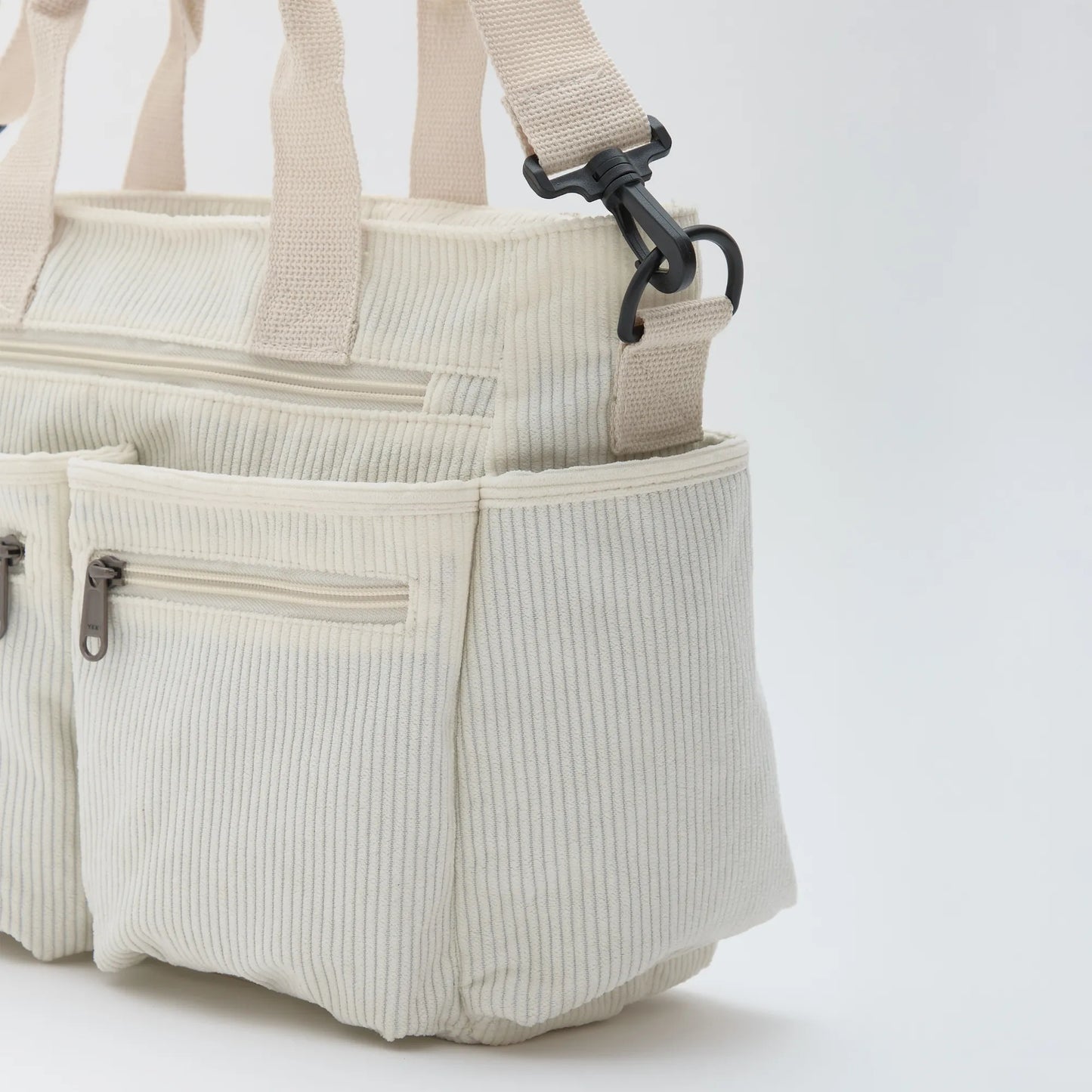 Maverno Nomad Corduroy Tote | Ribfluwelen schoudertas met vakken