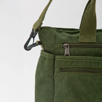 Maverno Nomad Corduroy Tote | Ribfluwelen schoudertas met vakken