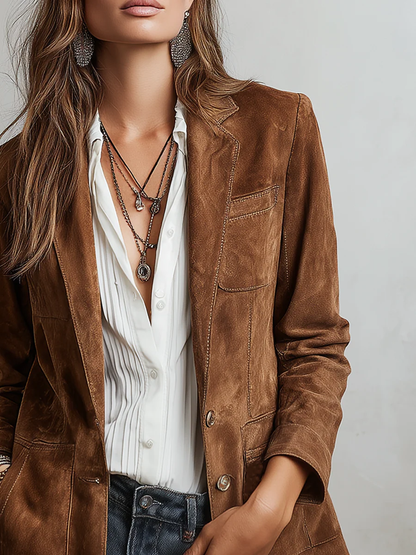 Maverno™ Vivienne – Elegante vintage Blazer