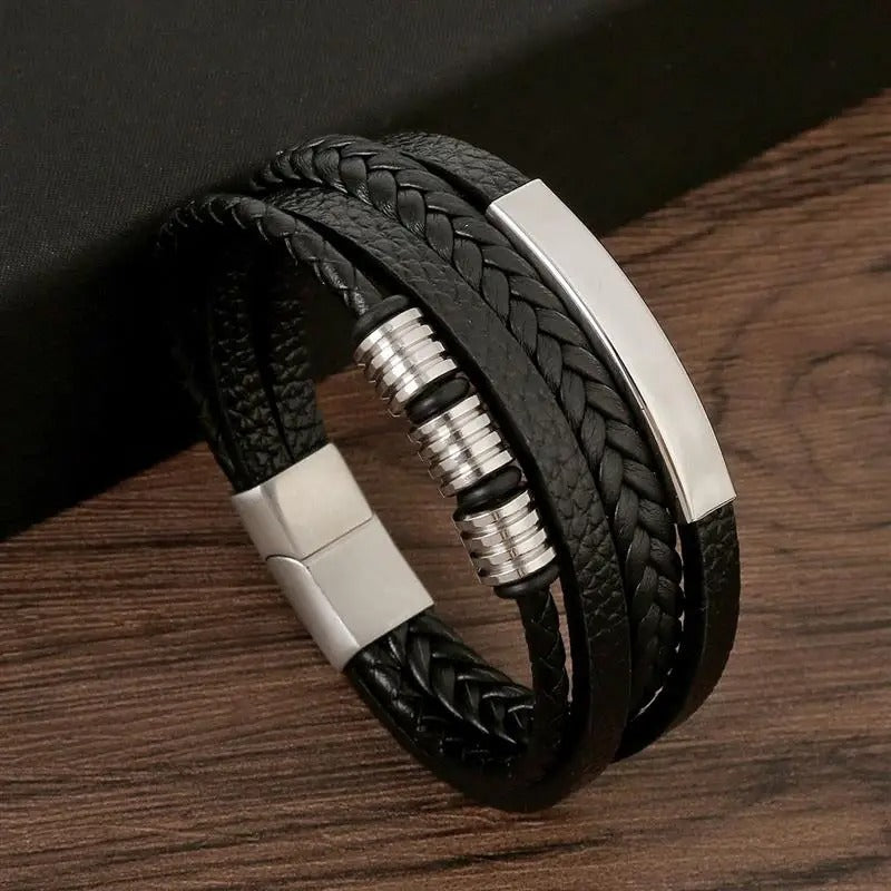 Maverno™ | Valerio Gevlochten Herenarmband