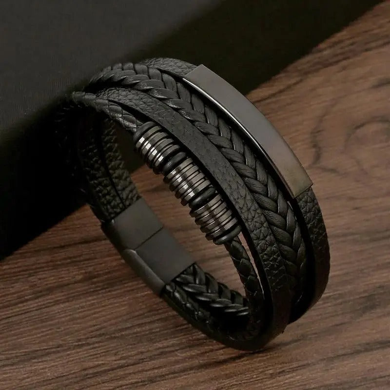 Maverno™ | Valerio Gevlochten Herenarmband