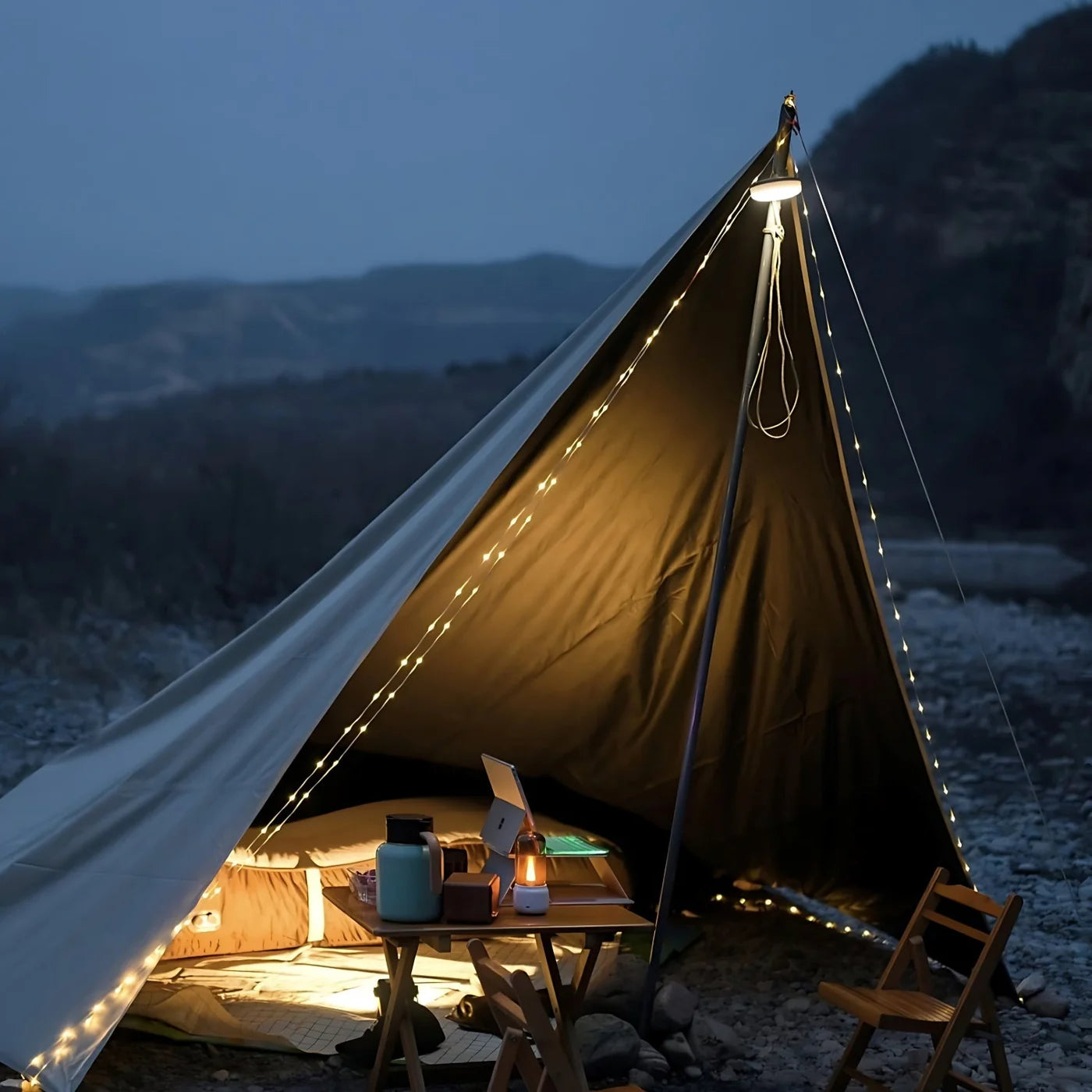 Camping Light - Oprolbare LED-lampjes