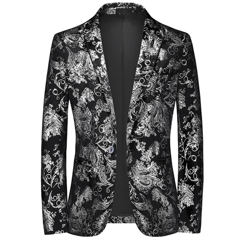 Maverno™ Vittorio | Herenblazer met Paisleyprint