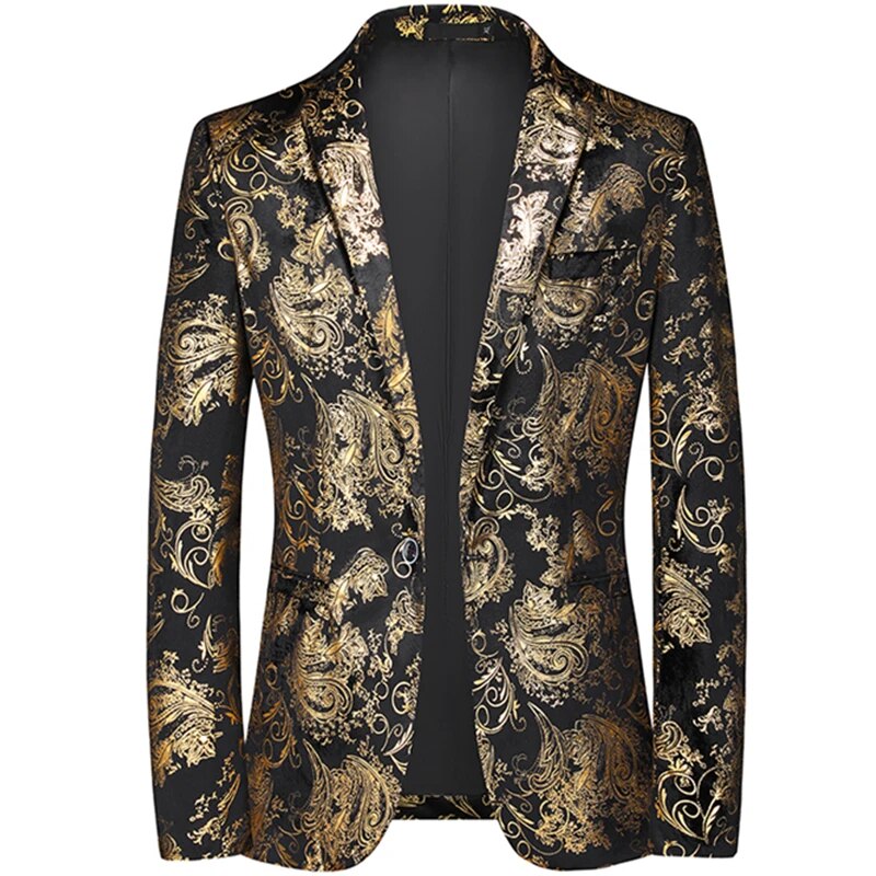 Maverno™ Vittorio | Herenblazer met Paisleyprint
