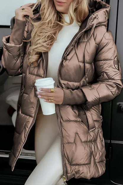 Maverno™ Livia Luxe Winterjas met Capuchon