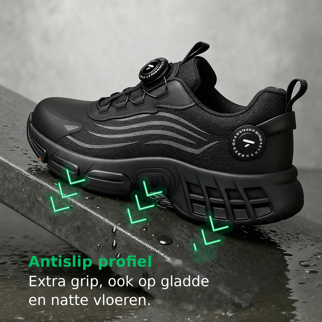 Maverno LockFit | Werkschoen met stalen neus & draaisluiting