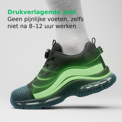 Maverno LockFit | Werkschoen met stalen neus & draaisluiting